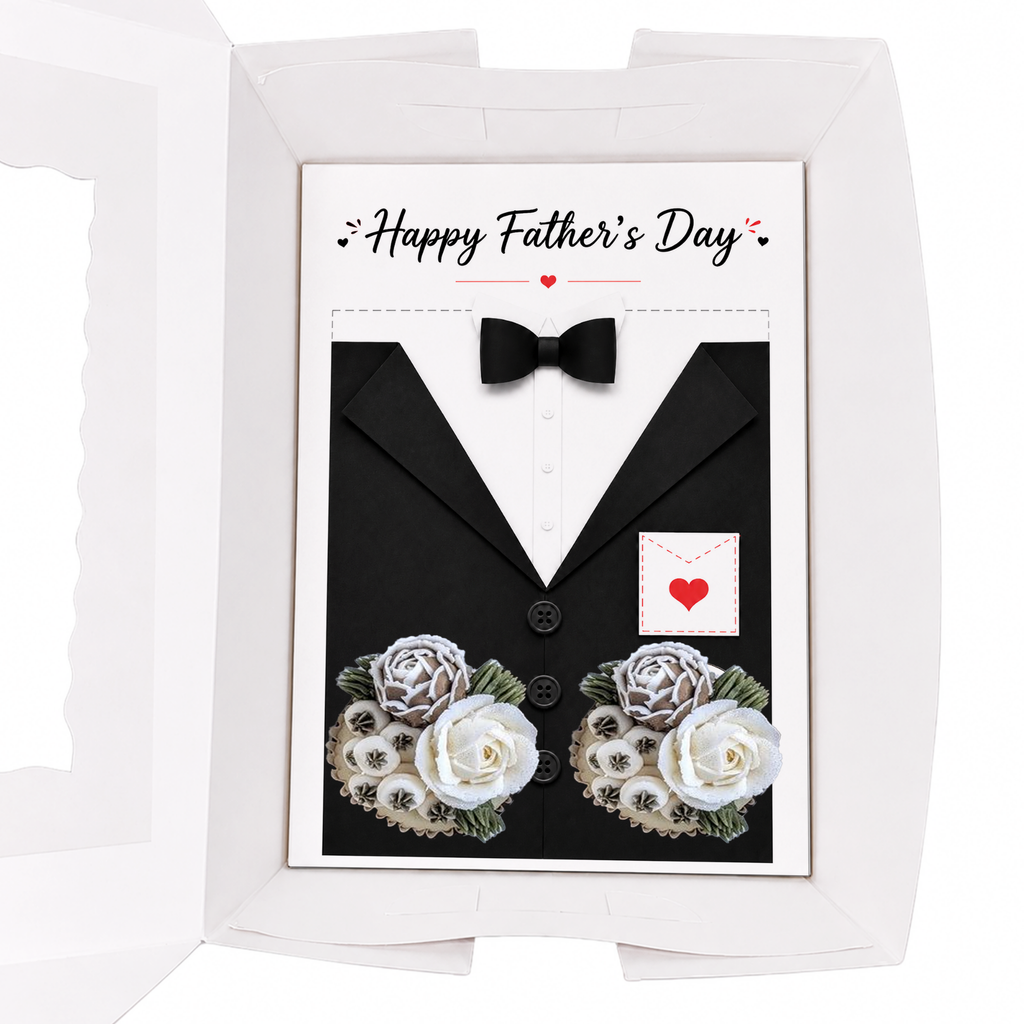 Happy Birthday  Cupcake Insert Template, Happy Birthday Cupcake Box Insert, 2 Cupcake Holder Printable, Tuxedo Box PDF