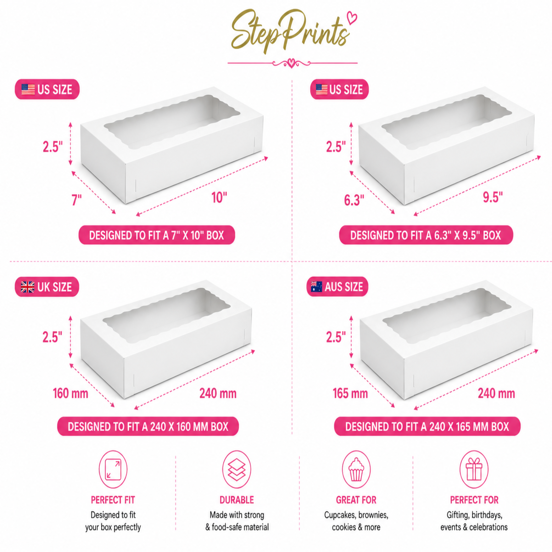 Floral Cupcake Bouquet Insert Template, 3 Cupcake Box Insert Printable, Lily Flower Cupcake Holder, Digital Bakery Packaging