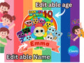 Dandy's World Party Topper Printable (Canva Edit) — Kids Birthday Cupcake & Cake Topper